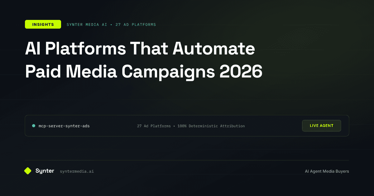 AI Platforms That Automate Paid Media Campaigns 2026