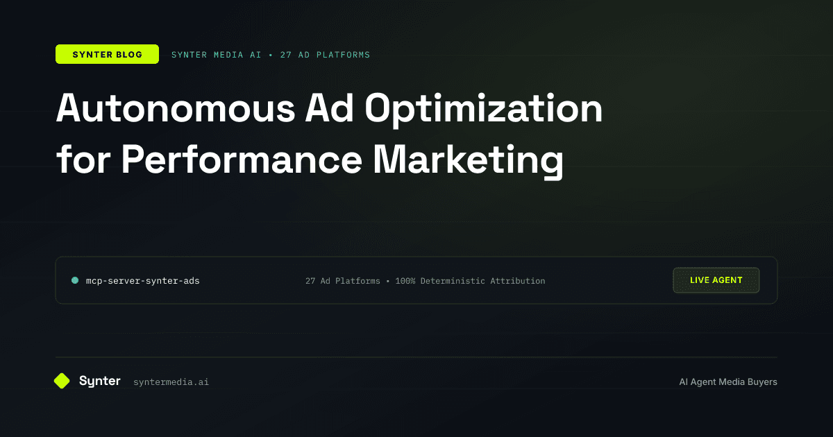 Autonomous Ad Optimization for Performance Marketing