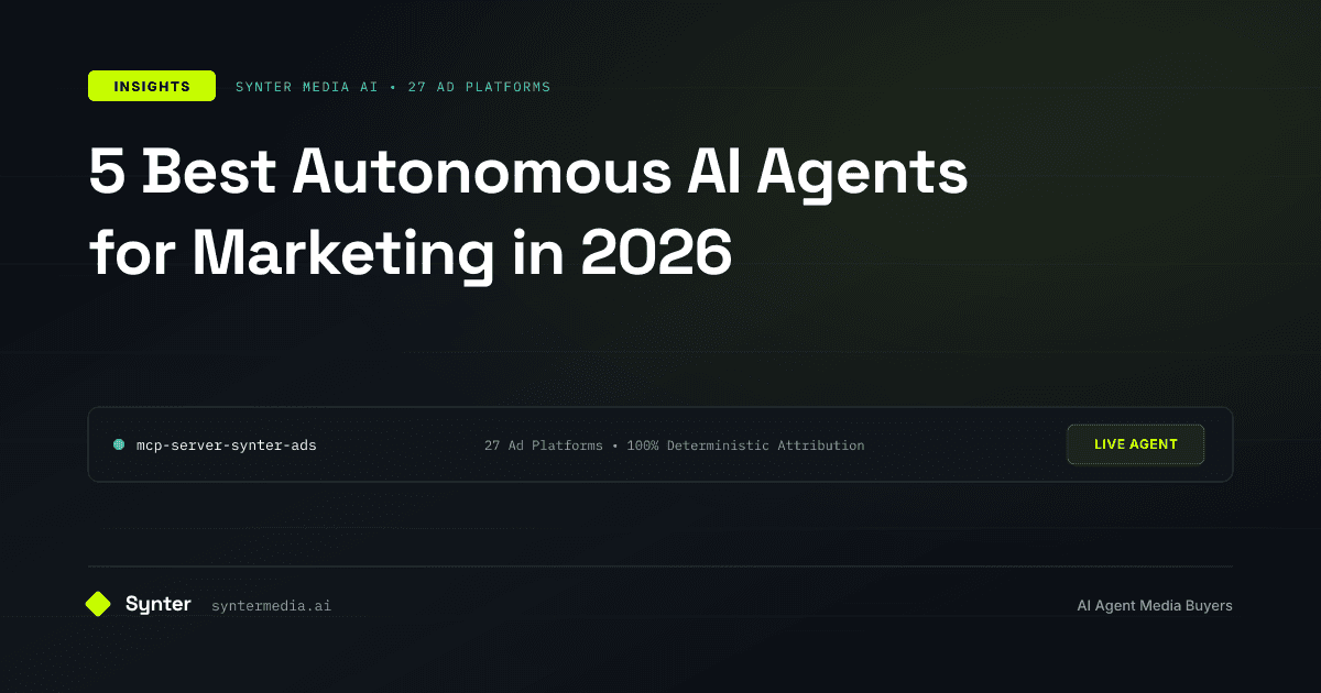 5 Best Autonomous AI Agents for Marketing in 2026