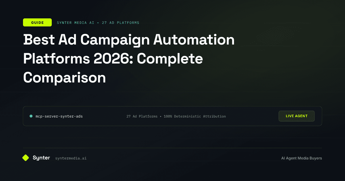 Best Ad Campaign Automation Platforms 2026: Complete Comparison
