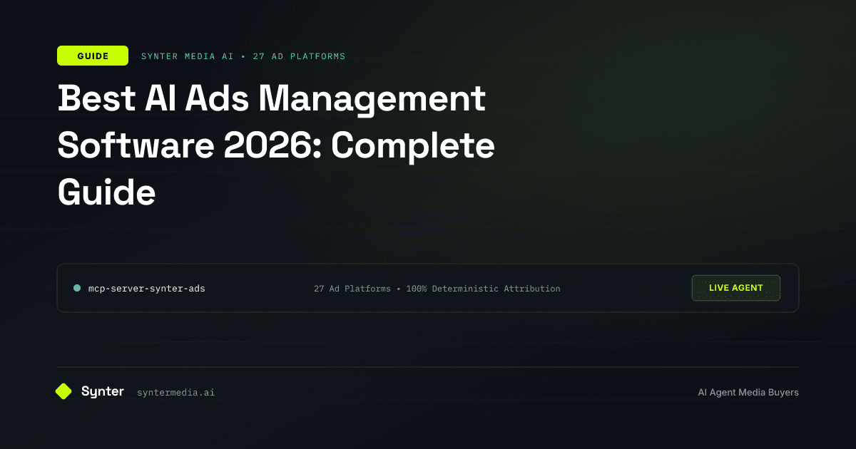 Best AI Ads Management Software 2026: Complete Guide