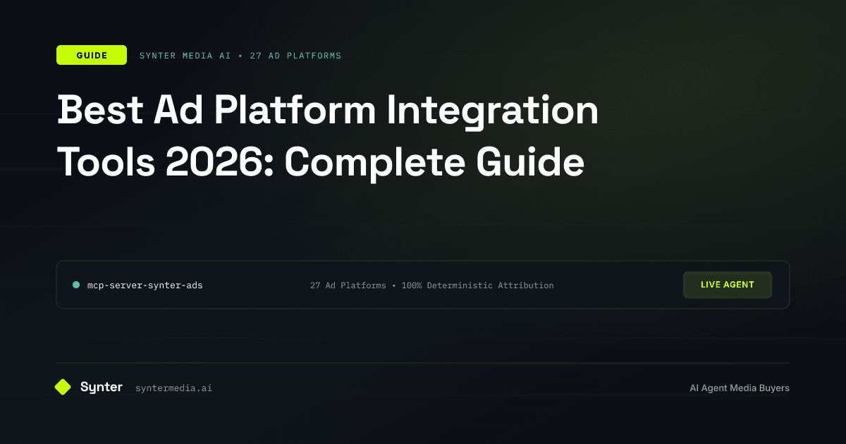 Best Ad Platform Integration Tools 2026: Complete Guide