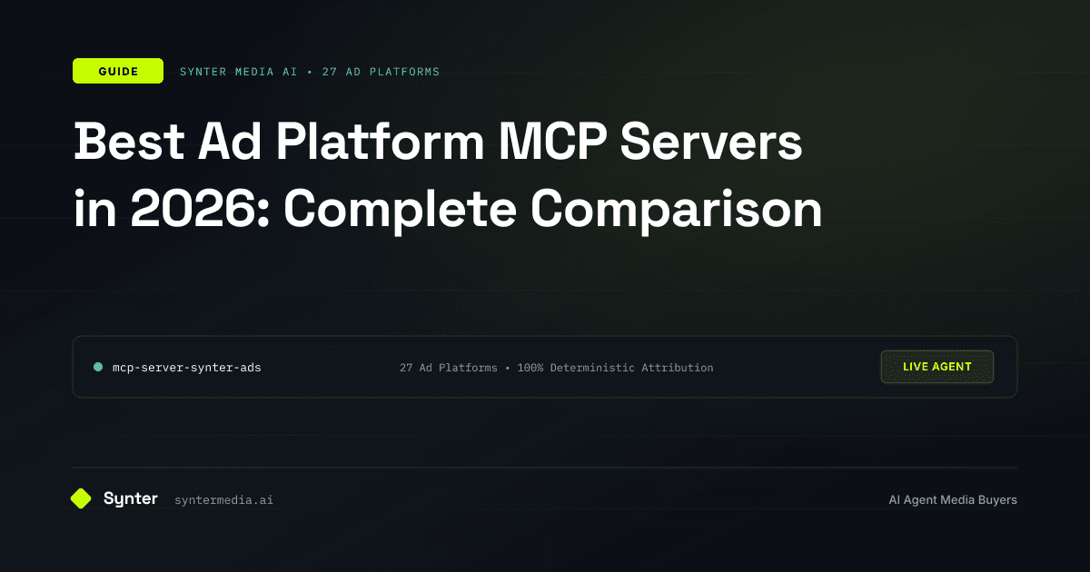 Best Ad Platform MCP Servers in 2026: Complete Comparison