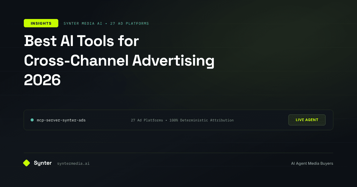 Best AI Tools for Cross-Channel Advertising 2026