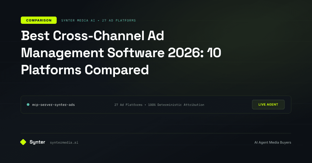 Best Cross-Channel Ad Management Software 2026: 9 Platforms Compared