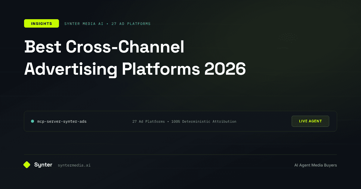 Best Cross-Channel Advertising Platforms 2026