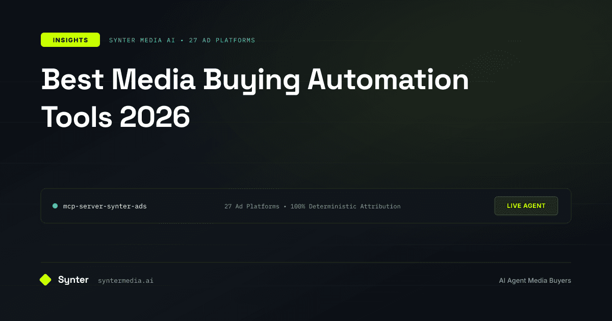 Best Media Buying Automation Tools 2026