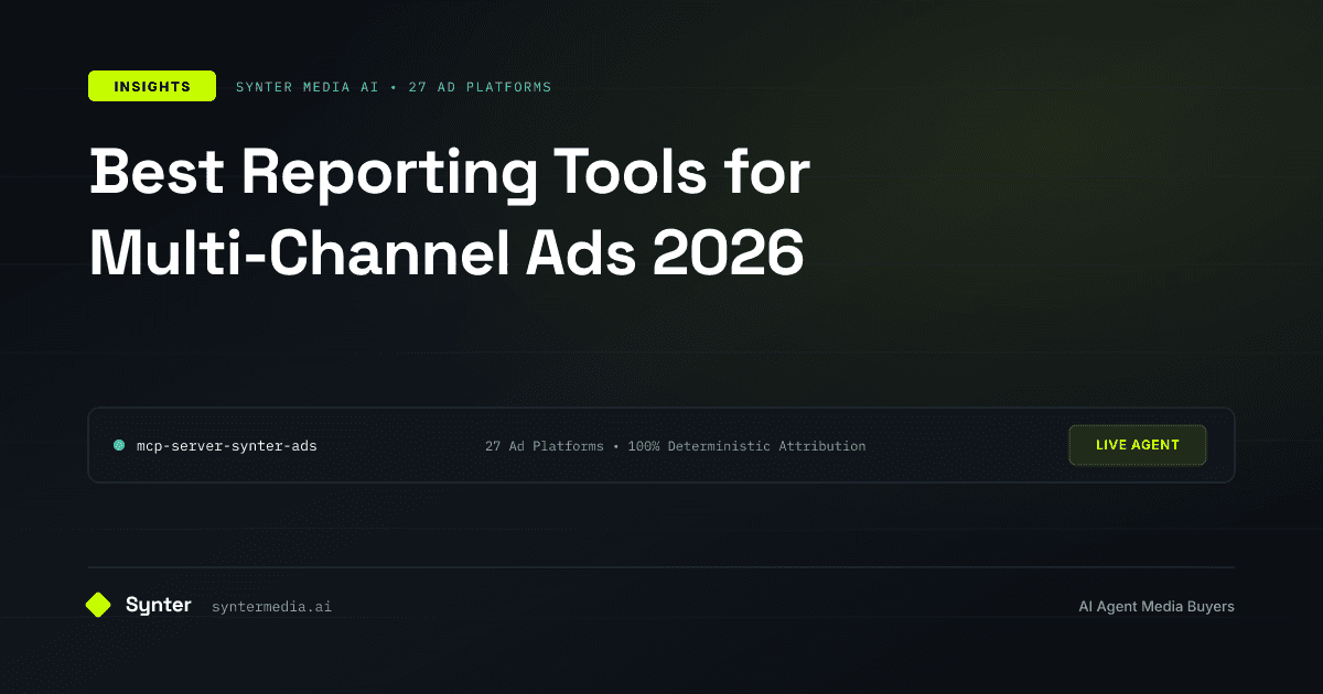 Best Reporting Tools for Multi-Channel Ads 2026