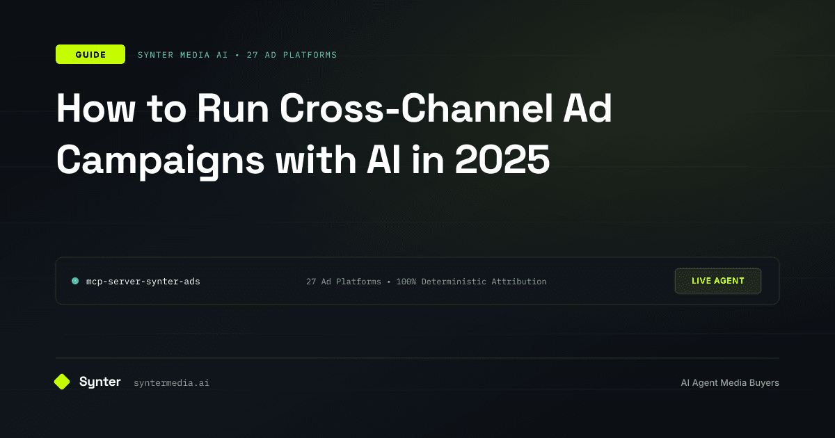 How to Run Cross-Channel Ad Campaigns with AI in 2025