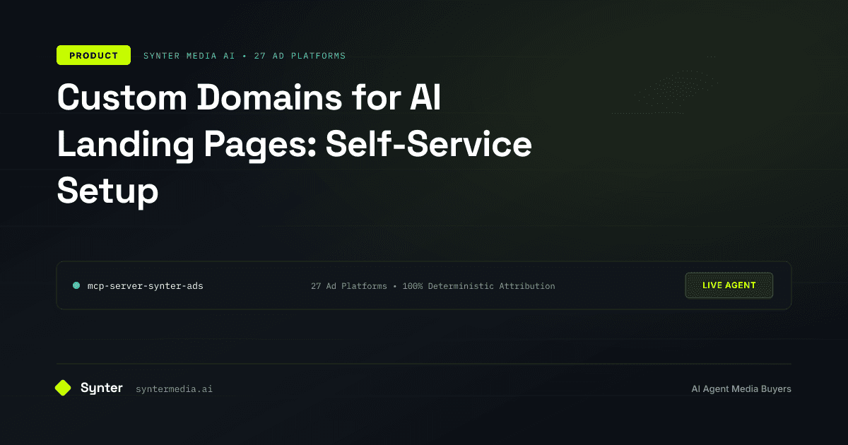 Custom Domains for AI Landing Pages: Self-Service Setup