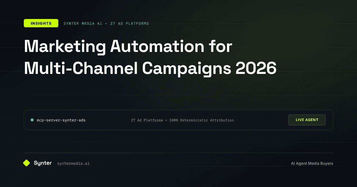 Marketing Automation for Multi-Channel Campaigns 2026