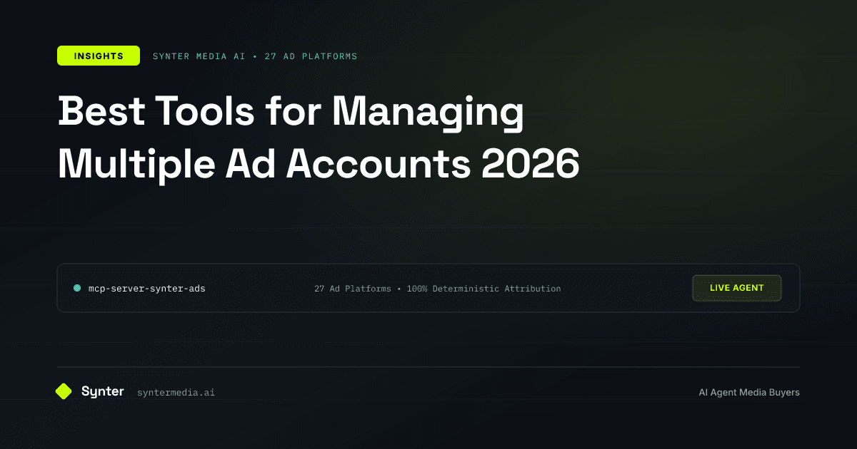 Best Tools for Managing Multiple Ad Accounts 2026