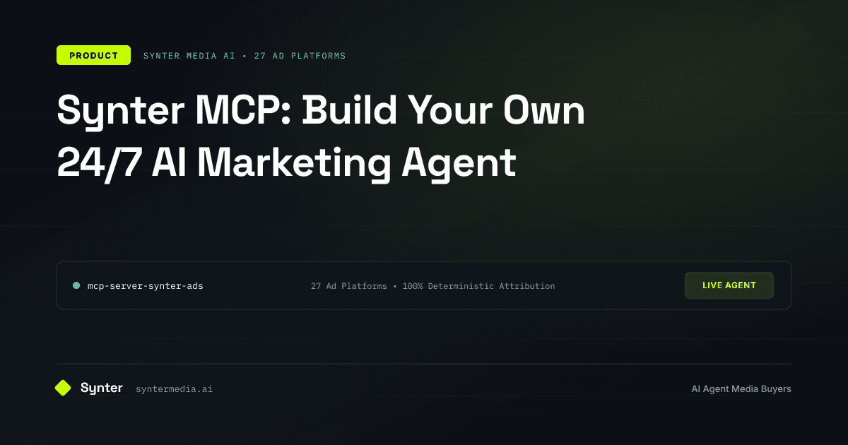 Synter MCP: Build Your Own 24/7 AI Marketing Agent