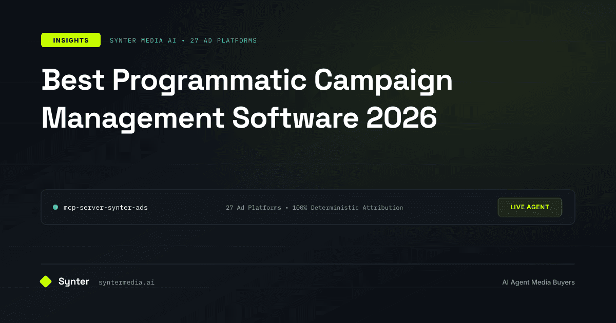 Best Programmatic Campaign Management Software 2026