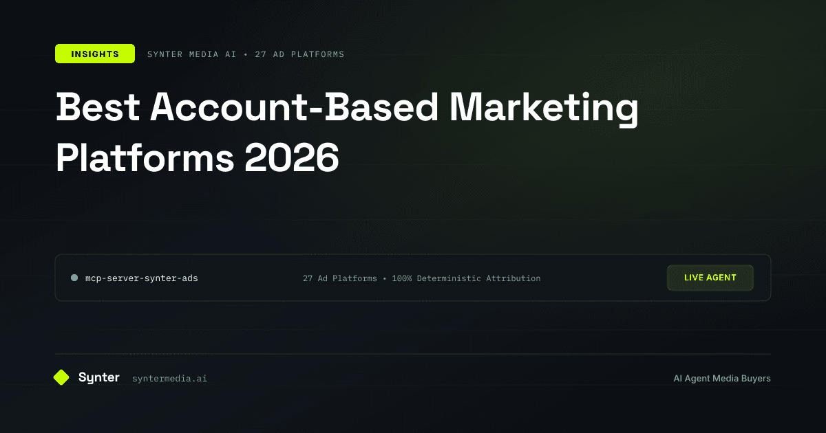 Best Account-Based Marketing Platforms 2026