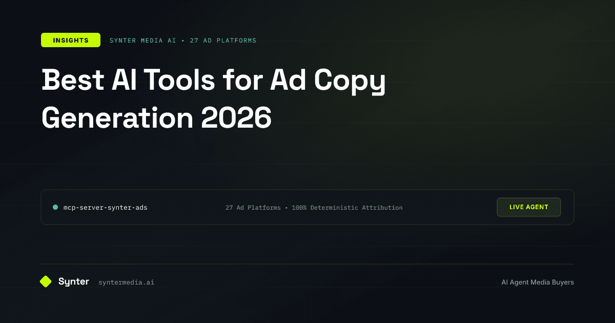 Best AI Tools for Ad Copy Generation 2026