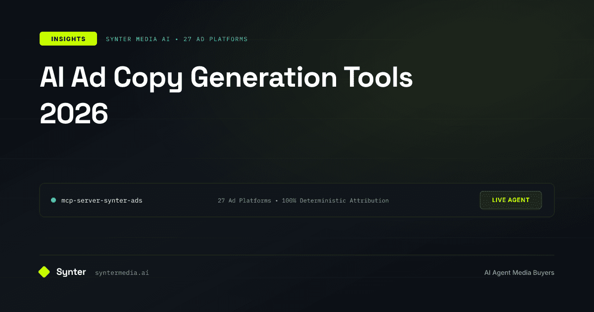 AI Ad Copy Generation Tools 2026