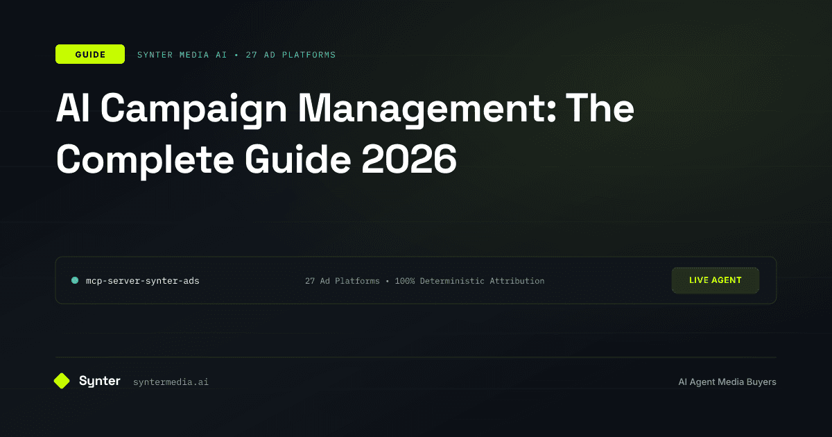 AI Campaign Management: The Complete Guide 2026