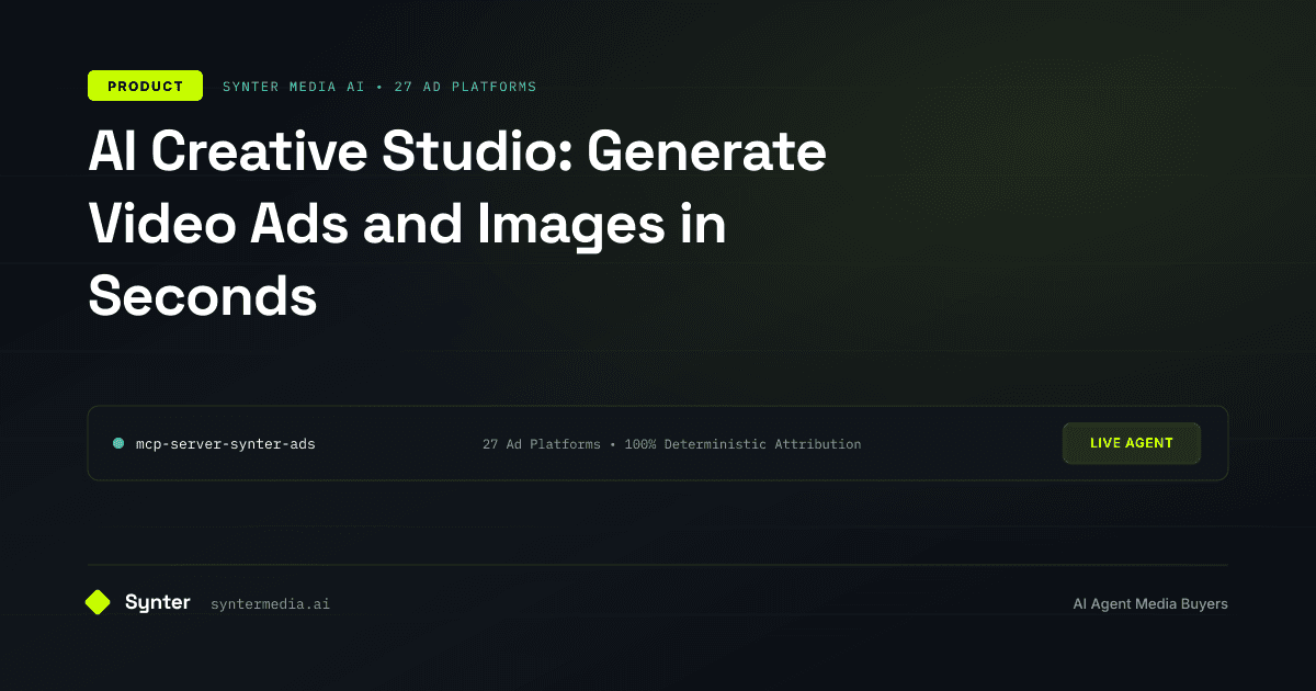 AI Creative Studio: Generate Video Ads and Images in Seconds