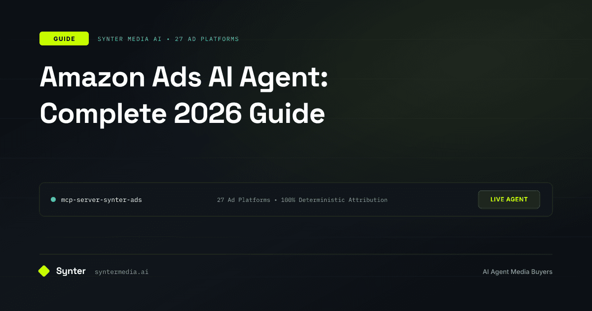 Amazon Ads AI Agent: Complete 2026 Guide