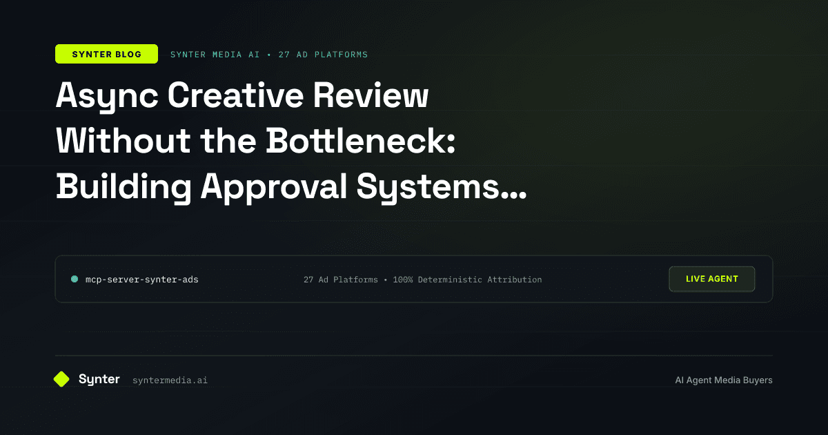Async Creative Review Without the Bottleneck: Building Approval Systems for Speed