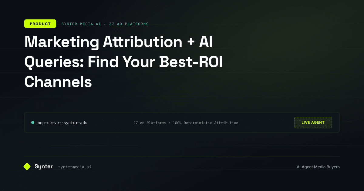 Marketing Attribution + AI Queries: Find Your Best-ROI Channels