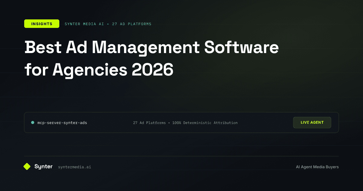 Best Ad Management Software for Agencies 2026