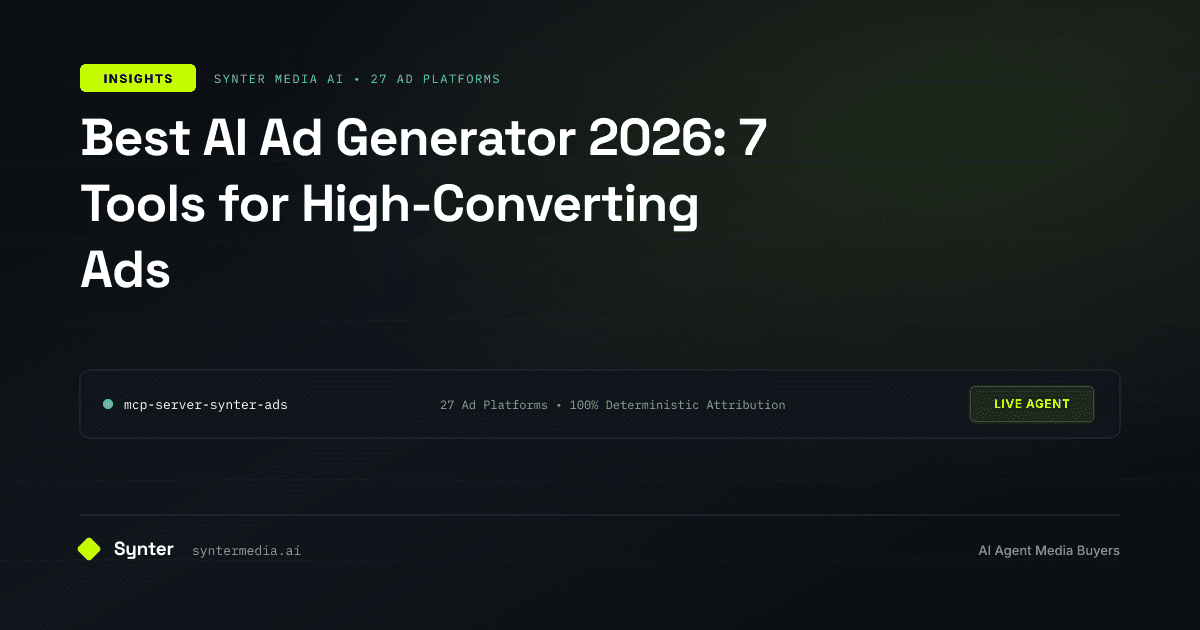 Best AI Ad Generator 2026: 7 Tools for High-Converting Ads