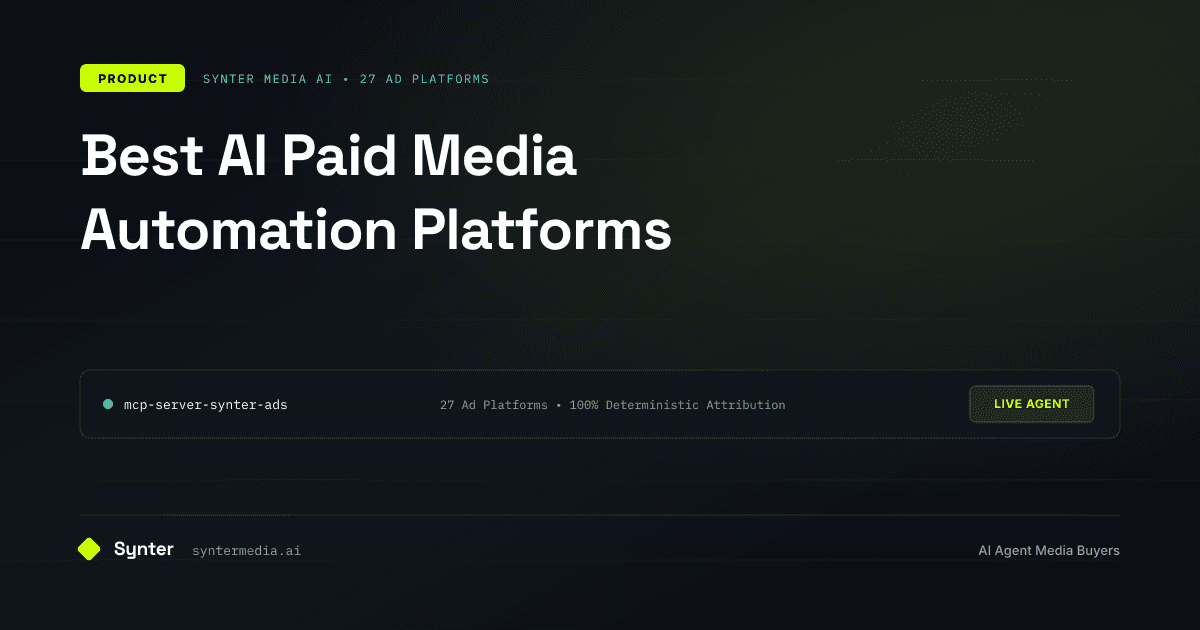Best AI Paid Media Automation Platforms