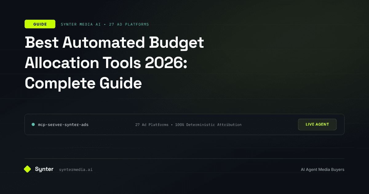 Best Automated Budget Allocation Tools 2026: Complete Guide