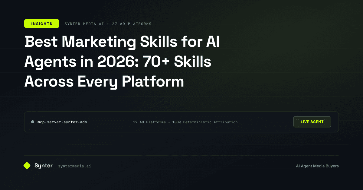 Best Marketing Skills for AI Agents in 2026: 70+ Skills Across Every Platform