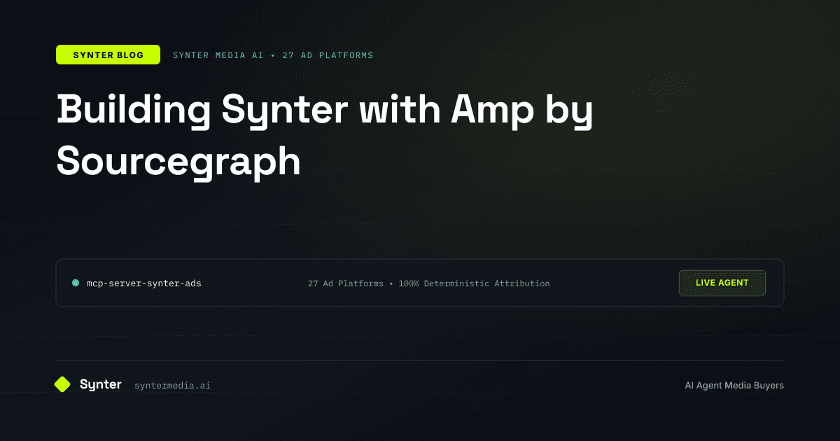 Building Synter with Amp by Sourcegraph