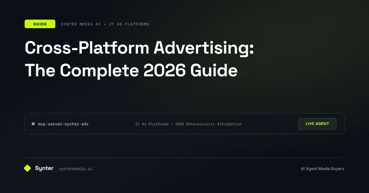 Cross-Platform Advertising: The Complete 2026 Guide