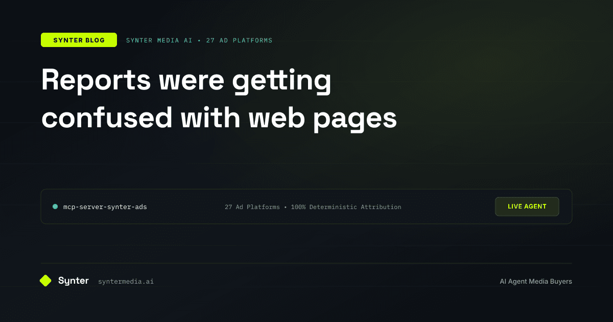 Document Reports vs HTML Pages: Two Artifact Classes, One Editable Surface