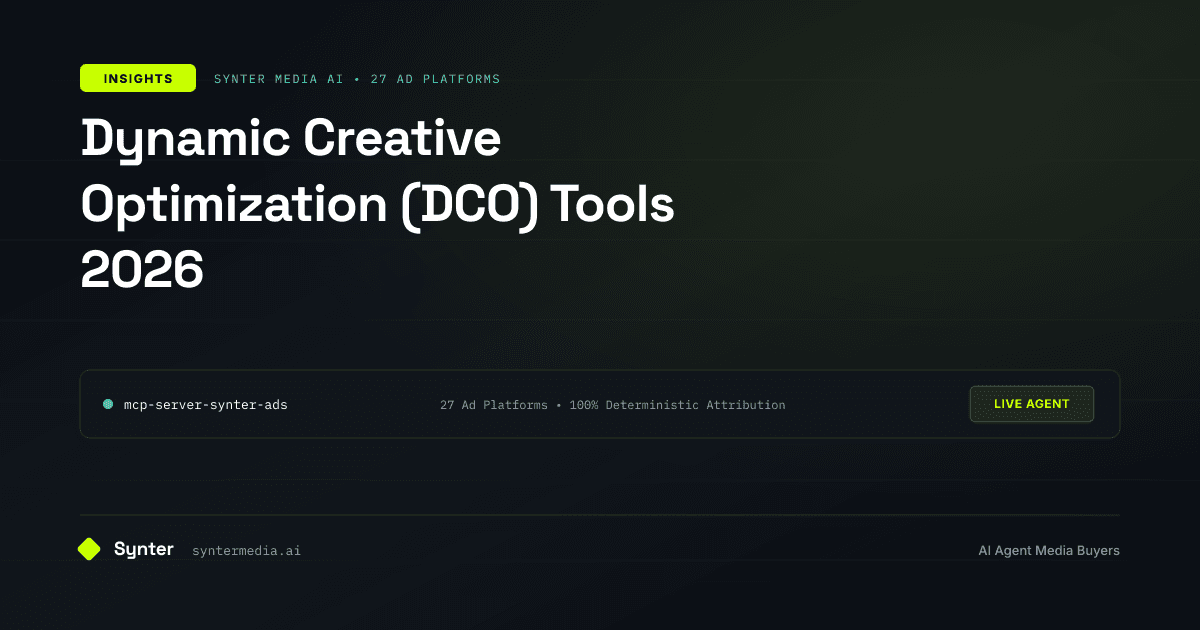 Dynamic Creative Optimization (DCO) Tools 2026