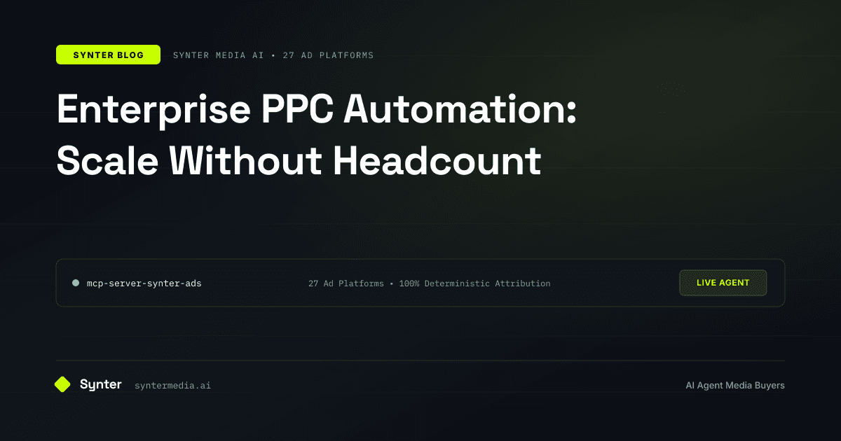 Enterprise PPC Automation: Scale Without Headcount