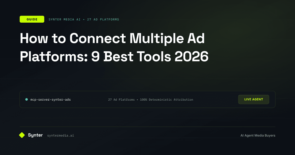 How to Connect Multiple Ad Platforms: 9 Best Tools 2026