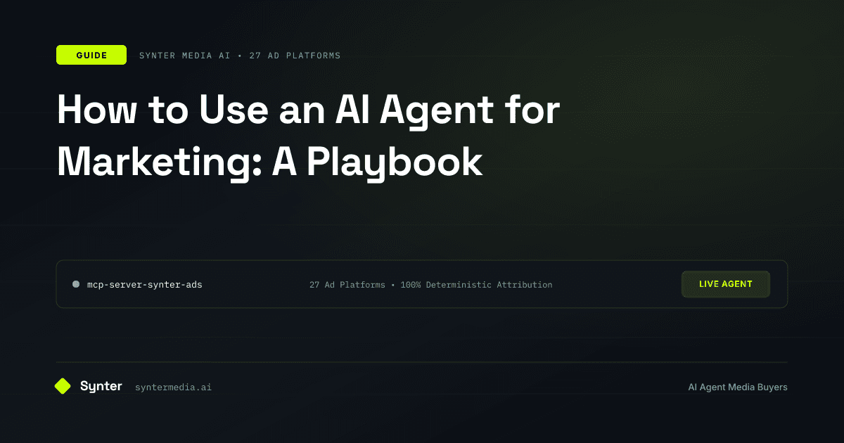 How to Use an AI Agent for Marketing: A Playbook