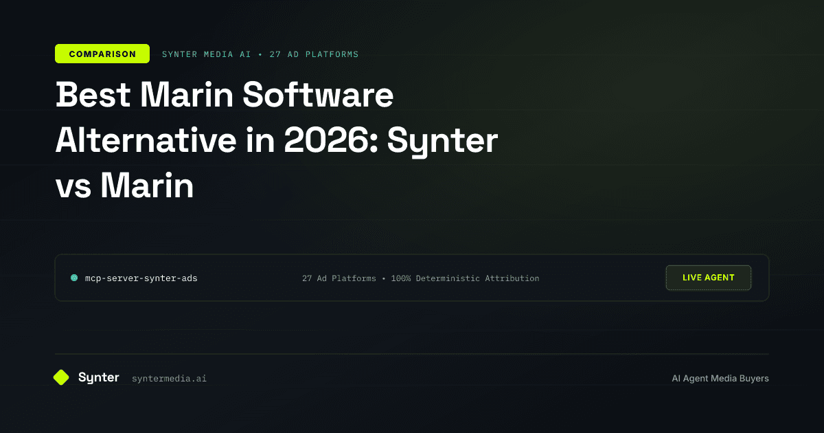 Best Marin Software Alternative in 2026: Synter vs Marin