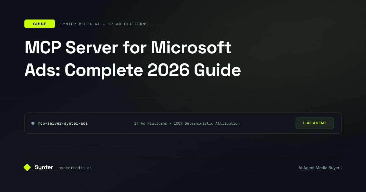 MCP Server for Microsoft Ads: Complete 2026 Guide