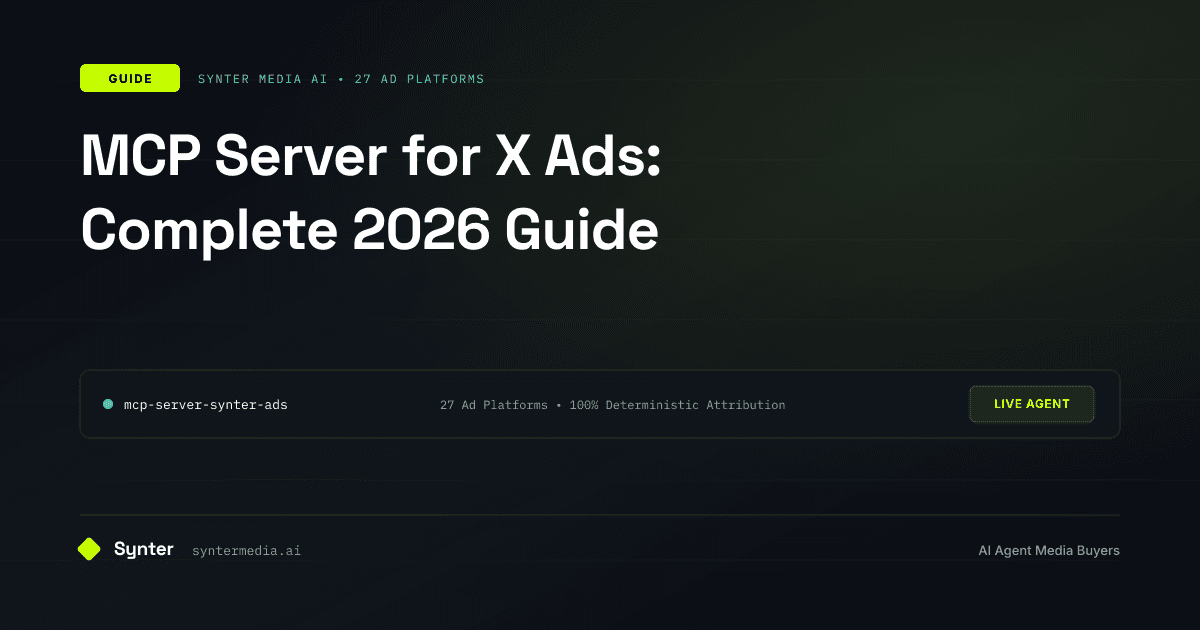 MCP Server for X Ads: Complete 2026 Guide