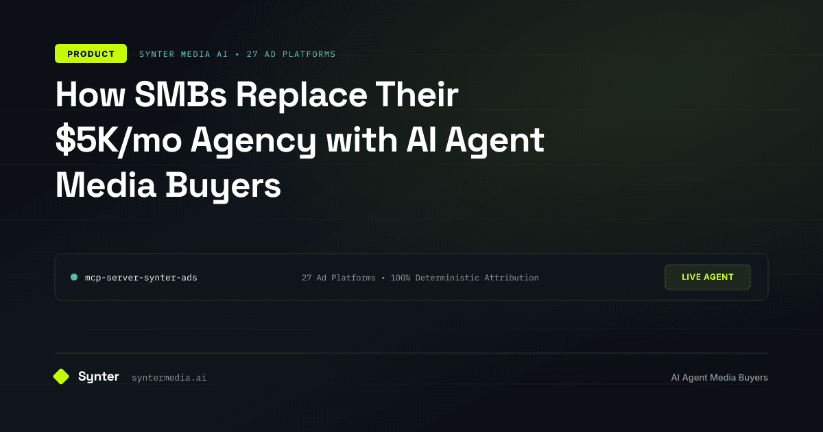 How SMBs Replace Their $5K/mo Agency with AI Agent Media Buyers