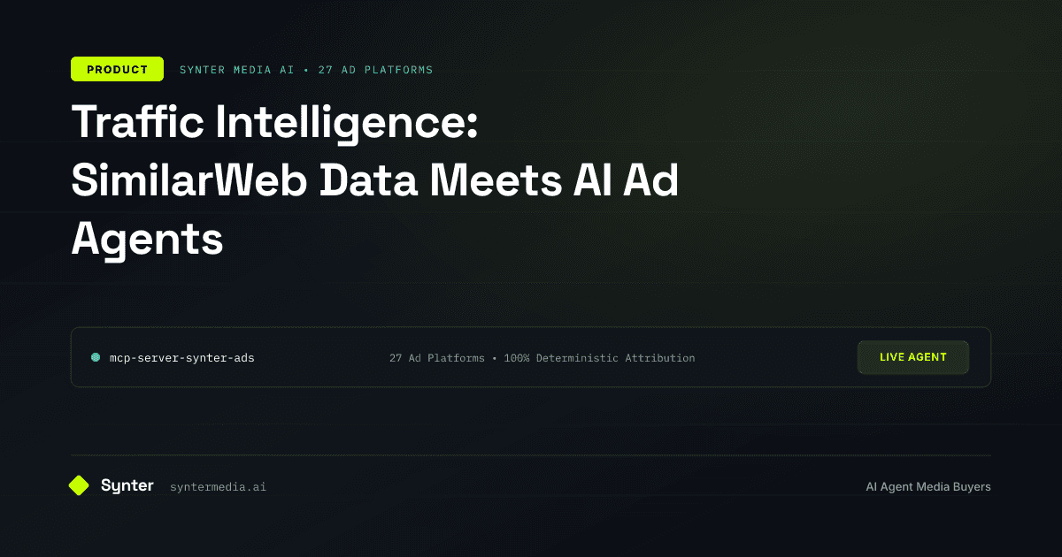 Traffic Intelligence: SimilarWeb Data Meets AI Ad Agents