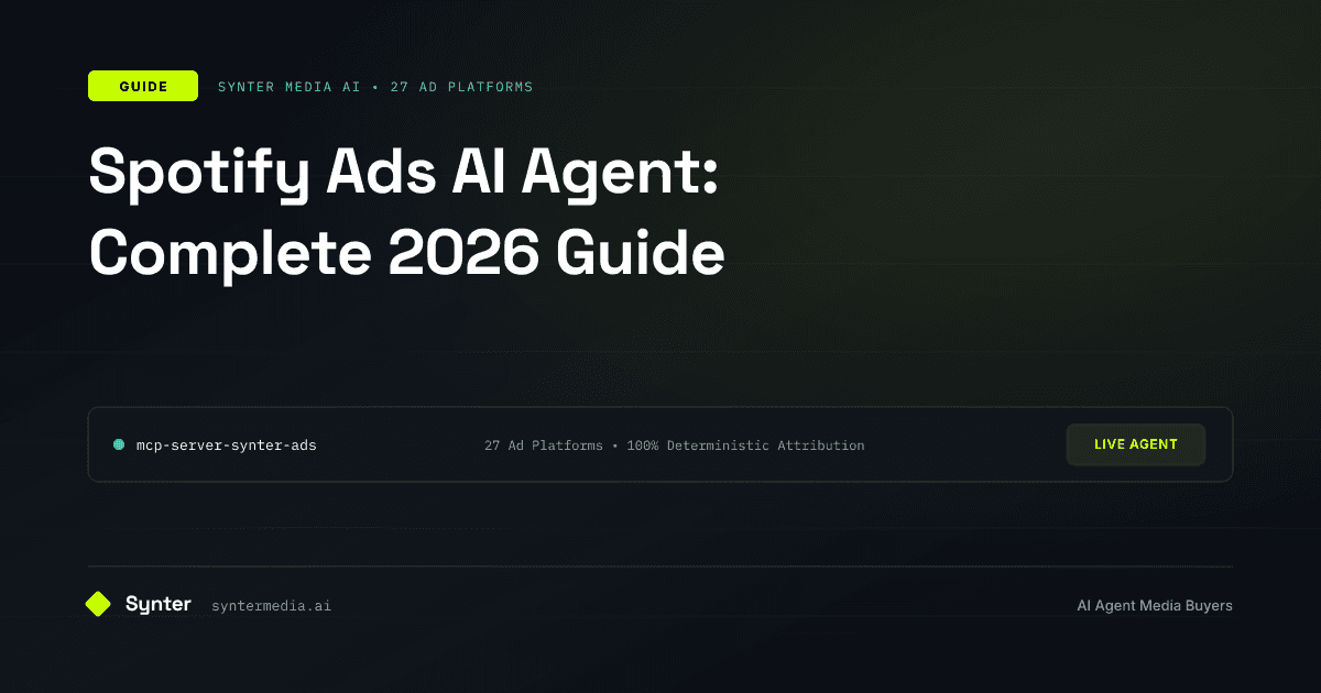 Spotify Ads AI Agent: Complete 2026 Guide