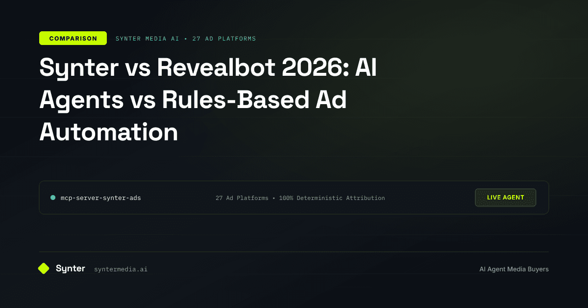 Synter vs Revealbot 2026: AI Agents vs Rules-Based Ad Automation