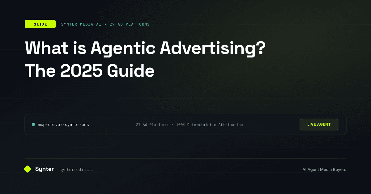 What is Agentic Advertising? The 2025 Guide